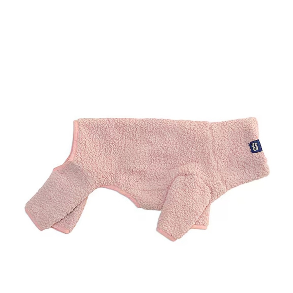 Little Beast Fleece Onesie Cotton Candy Pink